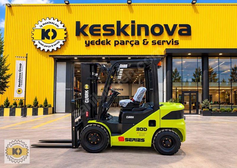 Keskinova Dan Clark 3 Ton Dizel Forklift Japon Isuzu Motor