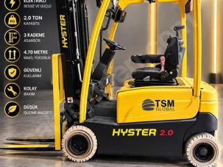 Sıfır Hyster 2 ton akülü