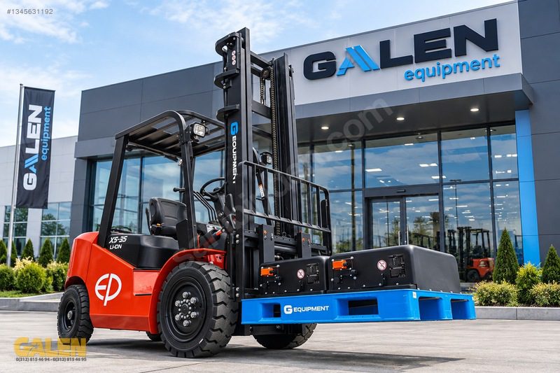 Galen Grup'tan Ep Marka 3 Ton Efl302X5 Lityum Akülü Forklift