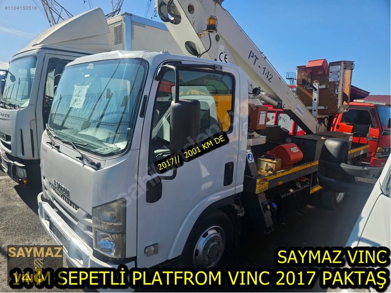 Saymaz Vınc Tedaştan Çikma 14 M Sepetli Platfrom 2017 Paktaş