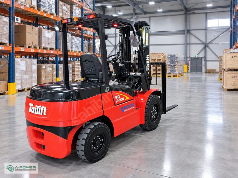 Toyota Tailift 3 Ton 4.80 Triplex 350 Ah Lityum Akülü Forklift
