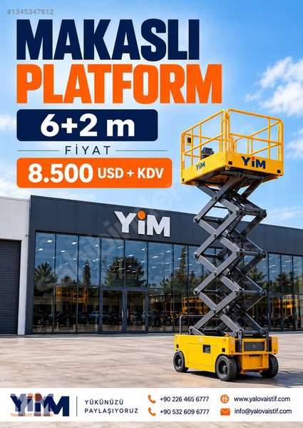 8 Metre Makaslı Platform (Manlift)