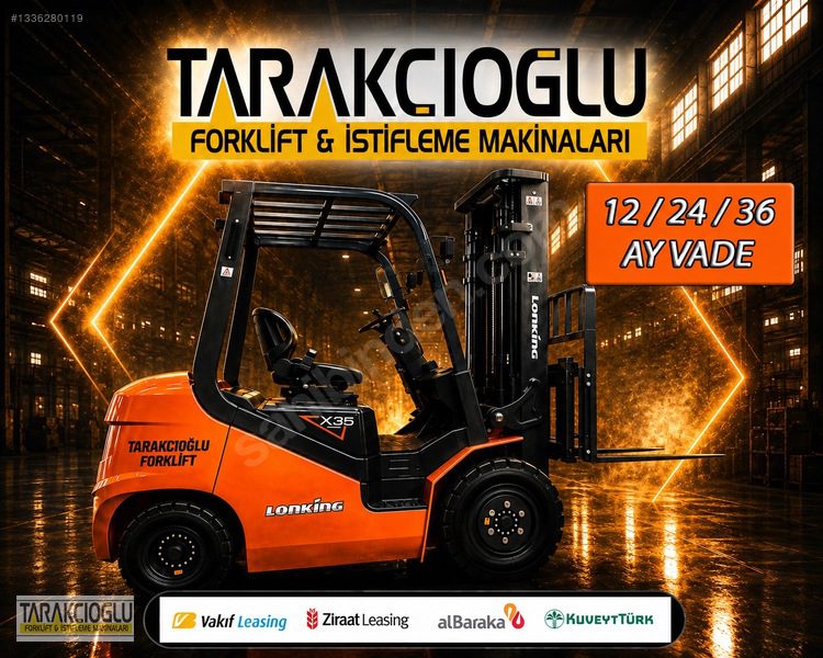 Sağlam Kampanya 12 24 36 Ay Vade Dizel Triplex 3.5 Ton Forklift