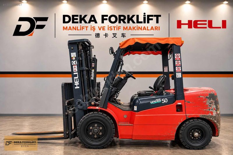 2016 Helı 3 Ton Dizel Forklift Japon Kubota Motor 4.80 M