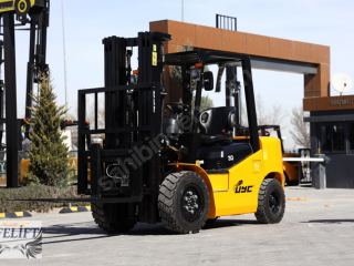 3 Ton Uyc 80V/280Ah 4.8 Trıplex Asansör Lityum Akülü Forklift