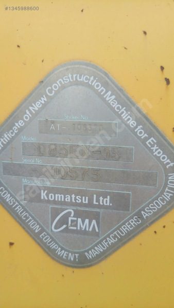 Sahibinden Satılık yeni motor D85 Dozer İŞE HAZIR