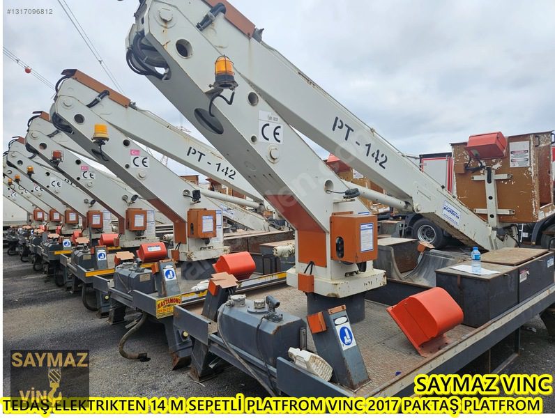 Saymazvınc Tedaş Elektrıkten Çıkma 14 M Sepetli Vınc 2017 Paktaş