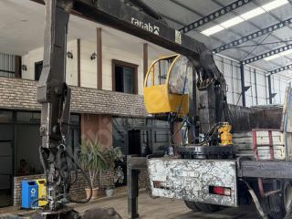 Hurda Ve Tomruk Yükleme Vinci Cranab Granap