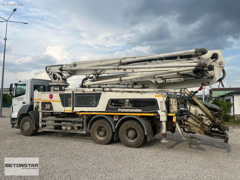 2017 Putzmeister 38 Metre Beton Pompası | 5 Bom | Mercedes-Benz