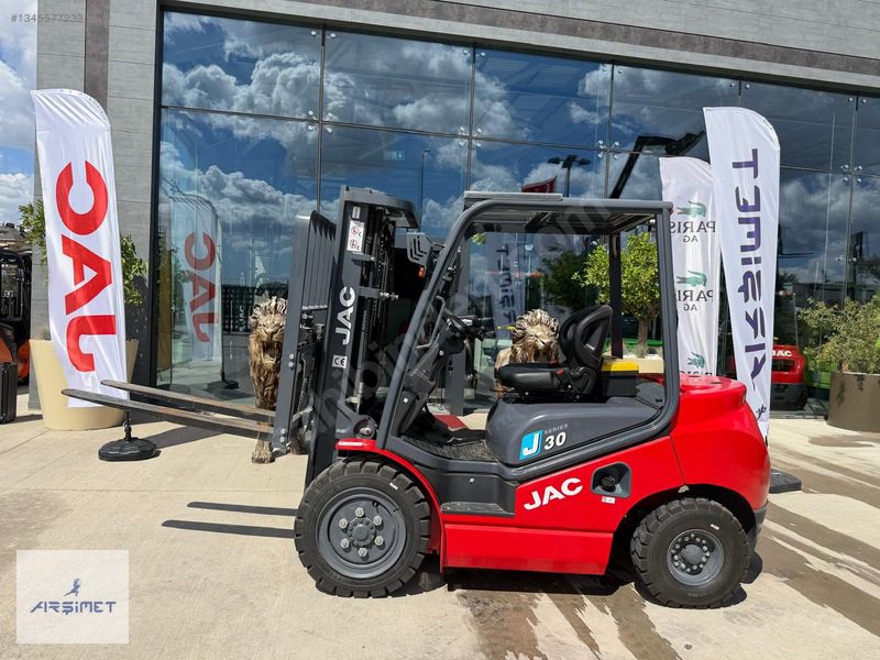 Ithalatçıdan 3 Ton Jac Dizel 4.50 Metre Trıplex Asansör Forklift