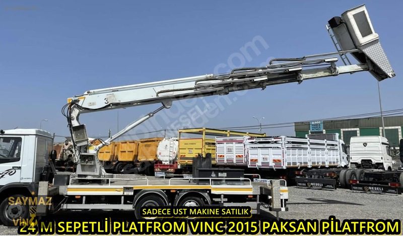 Saymaz Vınc Sadece Ust Vınc 24 M Sepetli Platfrom 2015 Paksan