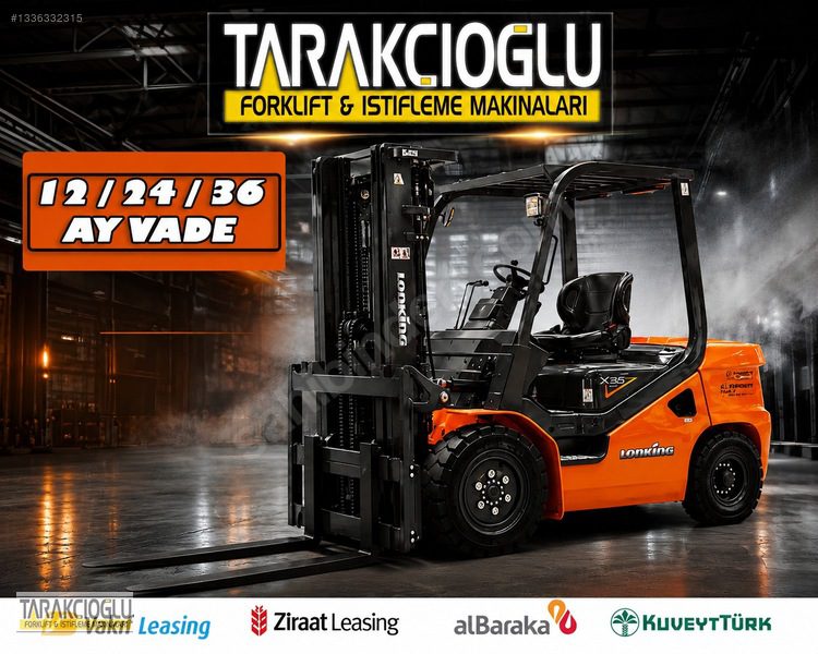 Sağlam Kampanya 12 24 36 Ay Vade Dizel Triplex 3 Ton Forklift