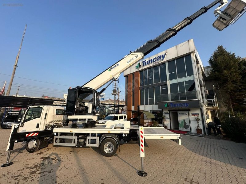 2025 Model Isuzu Npr 10 L 30 Metre Sepetli Platform